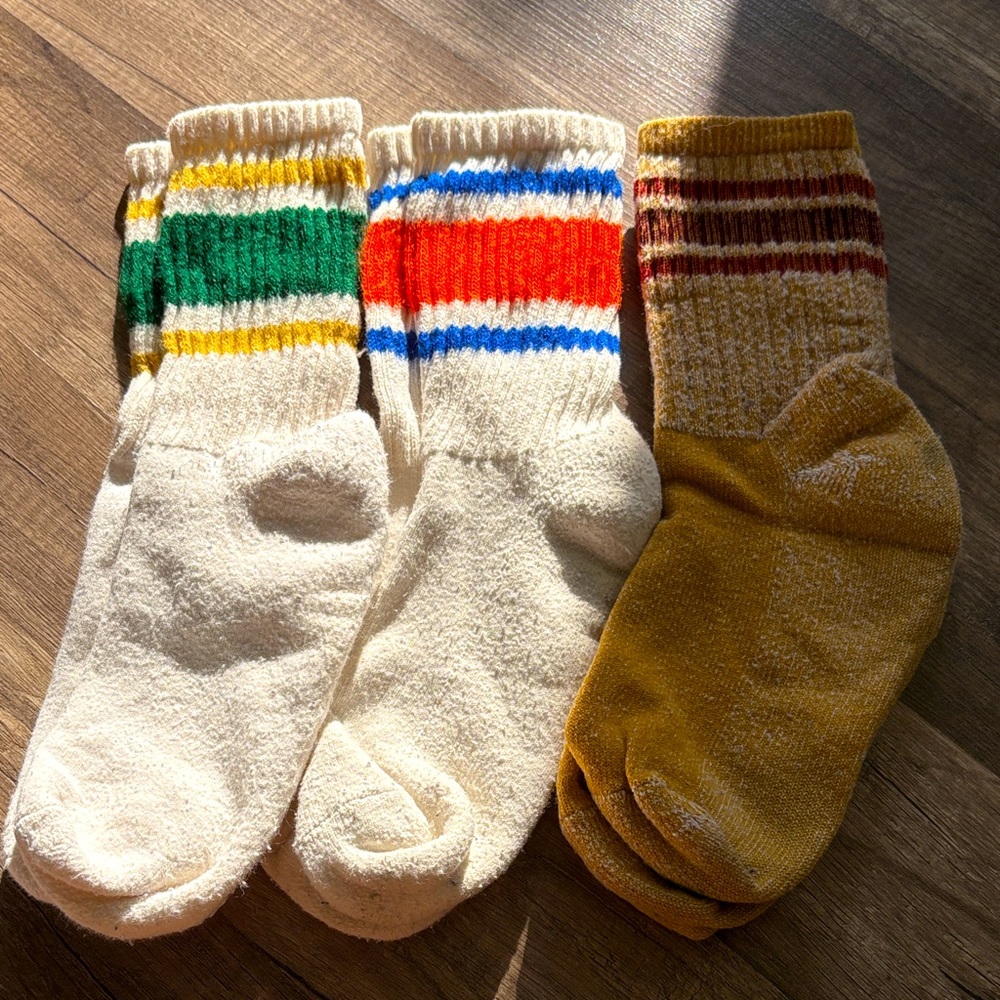 American Trench retro stripe socks